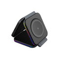 3 In 1 Multifunctional Foldable Wireless Magnetic Charger 15W Stand