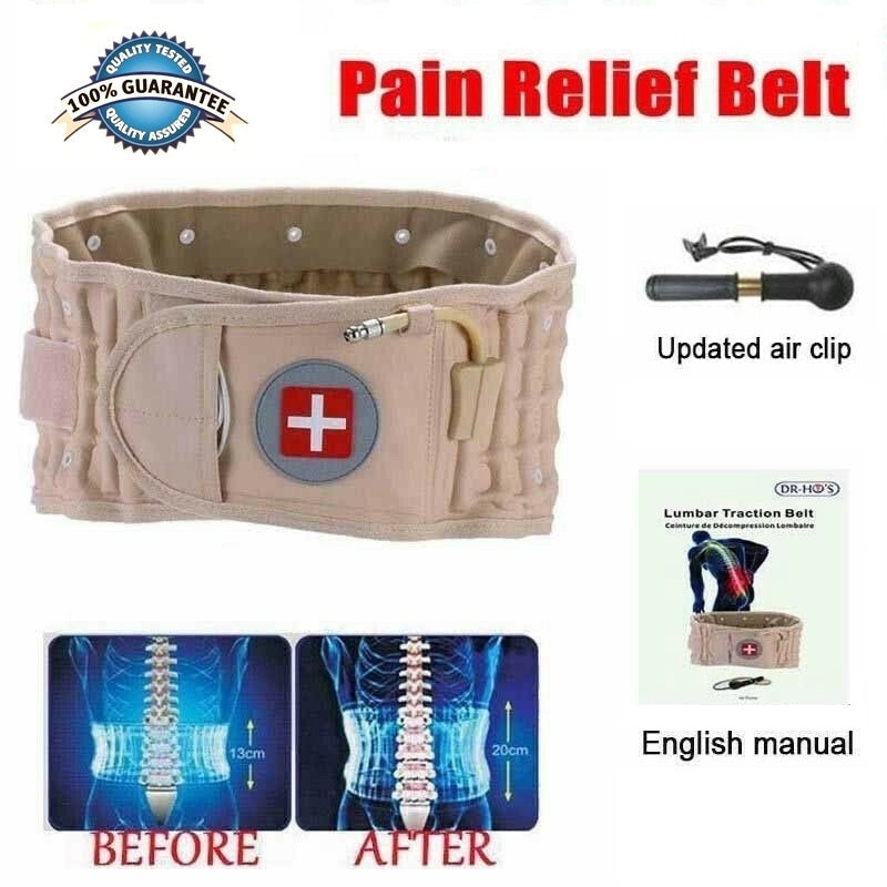 Back Decompression Belt for Back Pain Relief Lumbar Traction Device