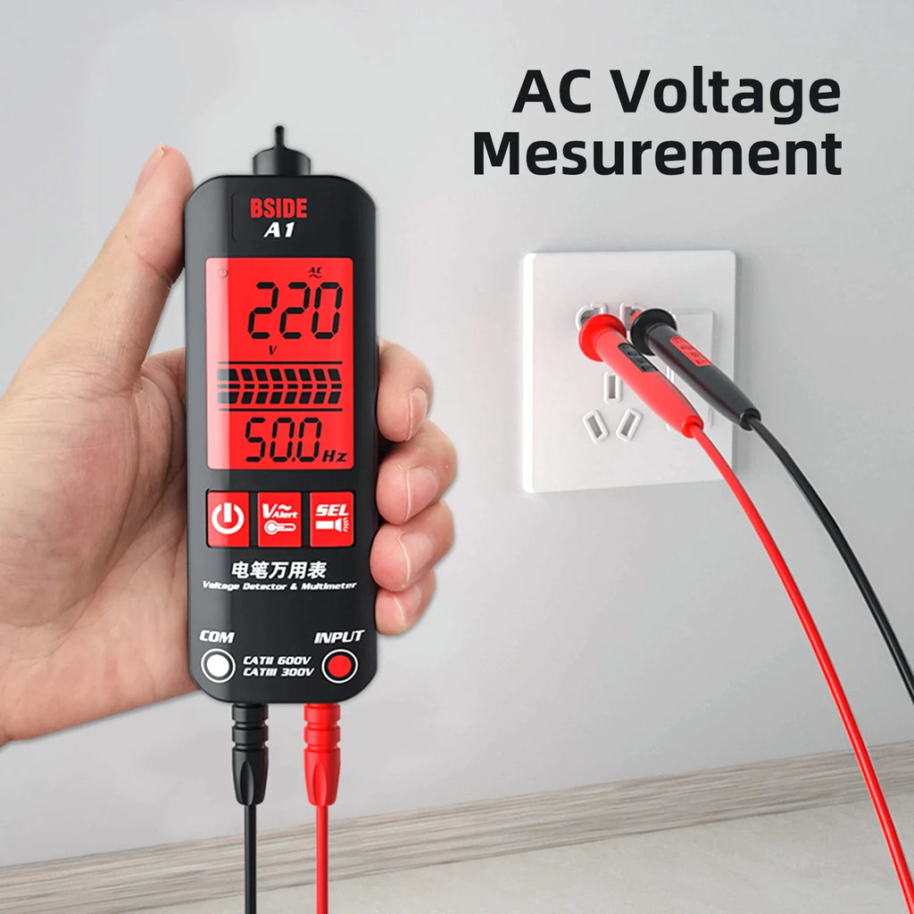 A1 Fully Automatic Intelligent Pocket Digital Multimeter Non-Contact electric Detector