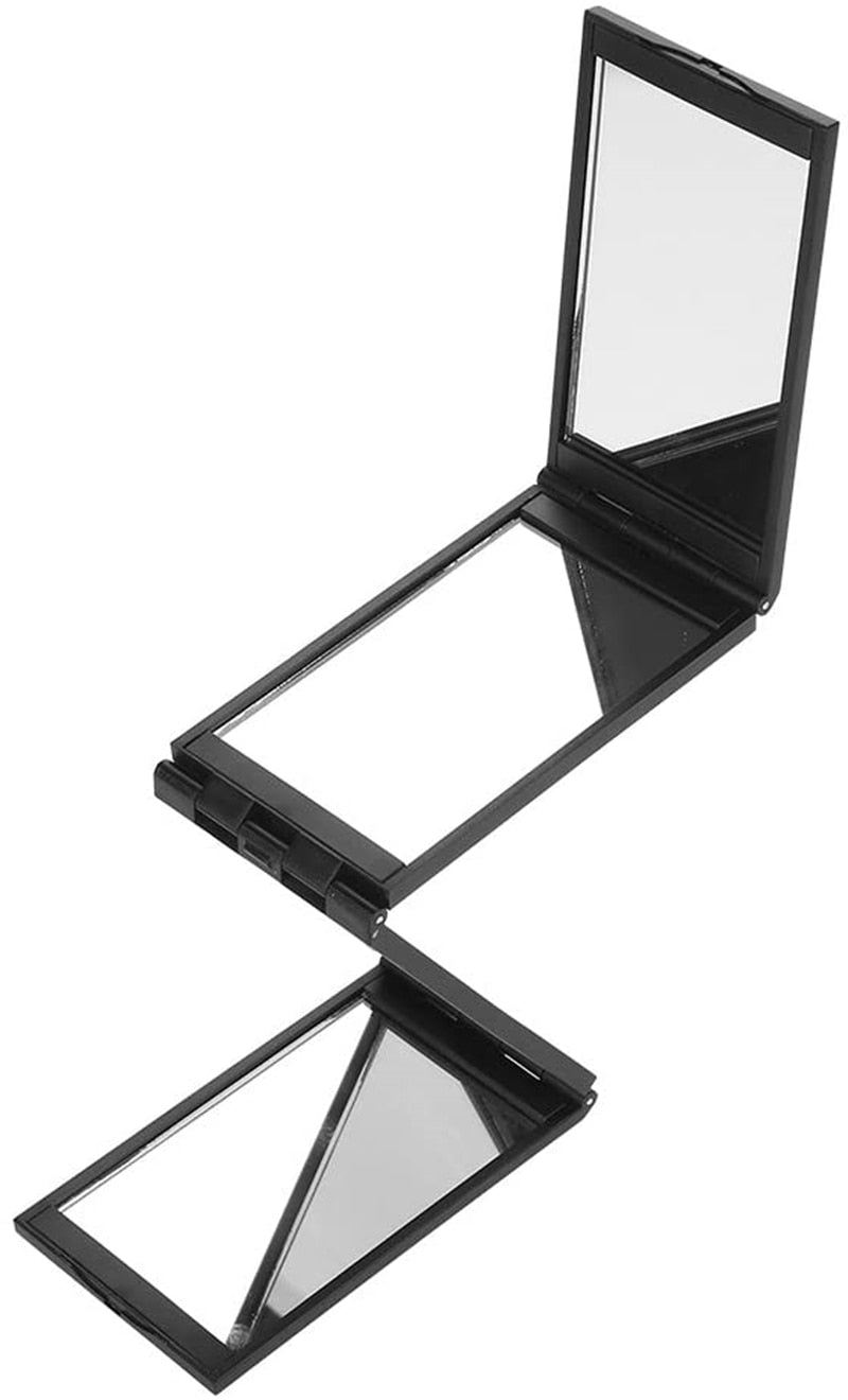 4 Panel Expandable Mirror,360 Degree Foldable Makeup Mirror Multifunction Portable for Hair Cuting,Styling,Grooming