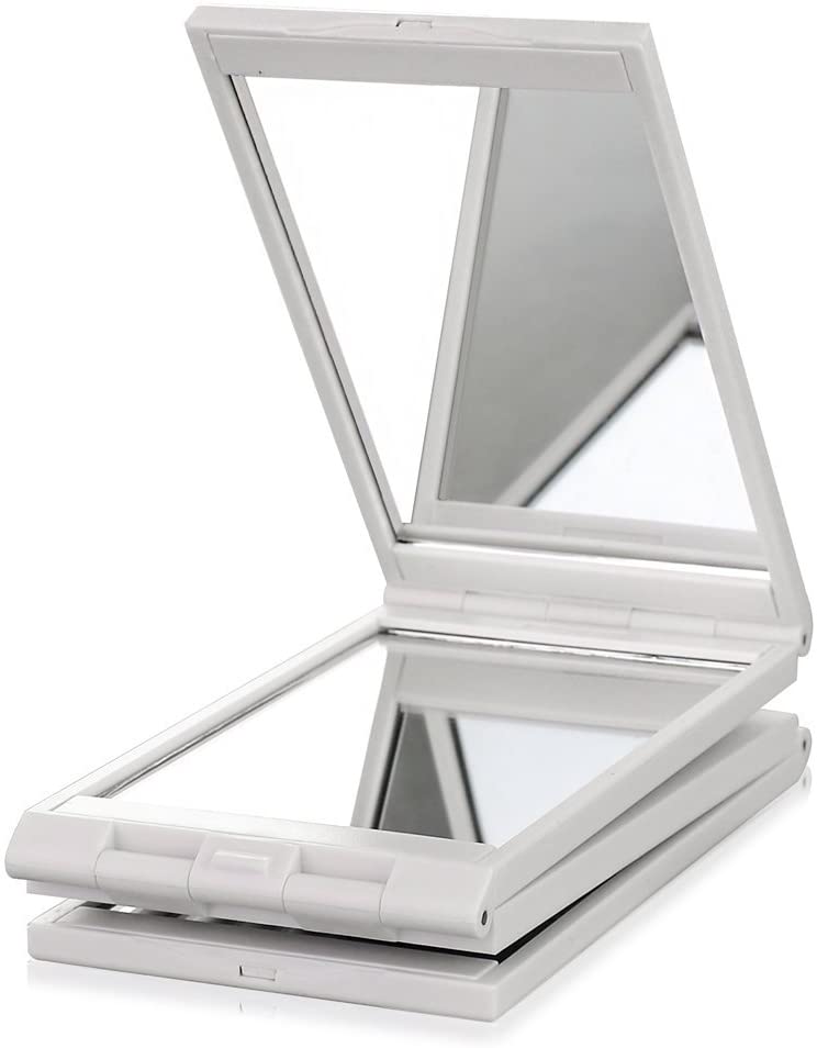 4 Panel Expandable Mirror,360 Degree Foldable Makeup Mirror Multifunction Portable for Hair Cuting,Styling,Grooming