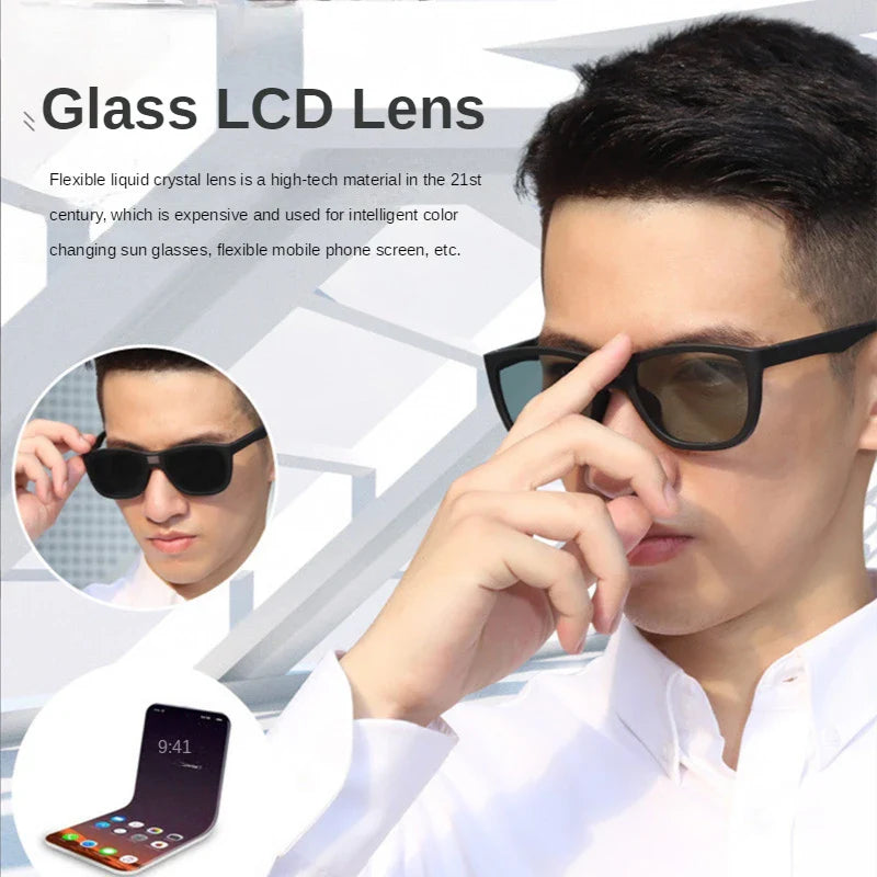 0.1-second Intelligent Photosensitive/Photochromic Color-changing Polarized Sunglasses