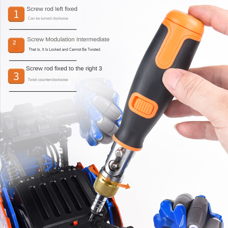 10 in 1 Multi-Angle Ratchet Screwdrivers Professional Tool